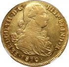 Colombia. 8 Escudos, 1810-P JF