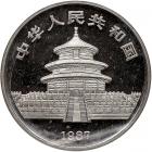 China. Platinum 100 Yuan, 1987 - 2