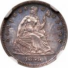 1859 Liberty Seated H10C NGC MS65