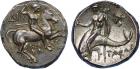 Calabria, Tarentum (c.272-240 BC), Silver Nomos, 6.63g, 3h.