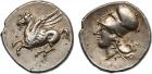 Bruttium, Medma (c.330-320 BC), Silver Stater, 8.5g.