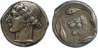 Sicily, Leontinoi (c.445-440 BC), Silver Tetradrachm, 17.00g, 10h