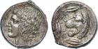 Sicily, Leontinoi (c.430-425 BC), Silver Tetradrachm, 17.28g, 3h.