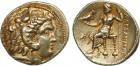 Kingdom of Macedon, Alexander III, The Great (336-323 BC), Silver Tetradrachm, 17.09g, 12h.