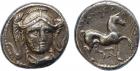 Kingdom of Paeonia, Audoleon (315-286 BC), Silver Tetradrachm, 12.07g, 10h.