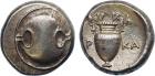 Boiotia, Thebes (c.395-338 BC), Silver Stater, 12.24g.