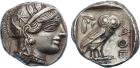 Attica, Athens (c.449-415 BC), Silver Tetradrachm, 17.17g, 10h.