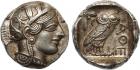 Attica, Athens (c.449-415 BC), Silver Tetradrachm, 17.2g.