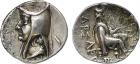 Arsaces I (247-211 BC), Silver Drachm, 4.22g, 12h.