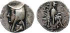 Arsaces I (247-211 BC), Silver mule Drachm, 4.04g, 11h.