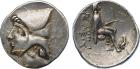 Arsaces II (211-185 BC), Silver Drachm, 3.78g, 12h.