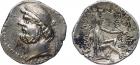 Phraates II (132-127 BC), Silver Drachm, 4.06g, 1h.