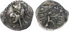 Phriapatius (185-170 BC) to Mithradates I (164-132 BC), Period 172-148 BC, Silver Obol, 0.62g, 12h.