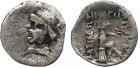 Phraates II (132-127 BC), Silver Obol, 0.49g, 12h.