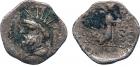 Phraates II (132-127 BC), Silver Obol, 0.60g, 12h.