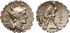 C. Poblicius Q F (80 BC), Silver Denarius, 3.65g.