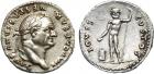 Vespasian (AD 69-79), Silver Denarius, 3.43g.