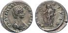 Plautilla (wife of Caracalla), Silver Denarius, 2.99g, 12h. Choice VF