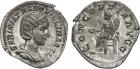 Tranquillina (wife of Gordian III), Silver Denarius, 3.0g.