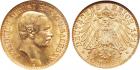 German States. Saxony. Friedrich August III (1904-1918). Gold 10-Marks, 1912-E (Fr 3849; KM 1264; J 267).