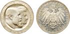 German States. Wurttenberg, Wilhelm II (1891-1918). Silver 3-Mark, 1911-F, 16.67g.