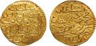 Ottoman Empire. Mahmud I (1143-1168h / 1730-1754 AD). Gold Sultani, Jazair 1168h, 3.41g (KM 20).