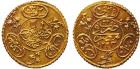 Ottoman Empire. Mahmud II (1222-1253h / 1808-1839 AD). Gold ½-Zeri Mahbub, Misr 1223h, Year 22, 0.87g (KM 195).