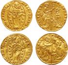 Italian States. Venice. Andrea Dandolo (1343-1354). Gold Ducat, undated, 3.51g. ANDR"¢DANDVLO, nine stars (F 1221; Mont