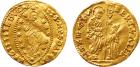 Italian States. Venice. Bertucci Valier (1656-1658). Gold Zecchino, undated, 3.47g. BERT"¢VALER, sixteen stars (F 1326;