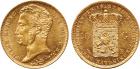 Kingdom of the Netherlands. Willem I (1815-1840). Gold 10-Gulden, 1827, Brussels, 6.72g (Sch 193; F 329; KM 56).