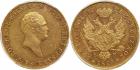 Alexander I, 1801-1825, Russo-Polish Coinage, 50 Zlotych, 1819-IB. GOLD.