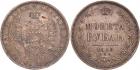 Alexander II, 1855-1881, Rouble 1856 C??-??.