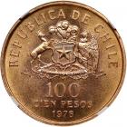 Chile. 100 Pesos, 1976-So - 2