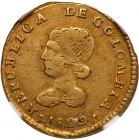 Colombia. Escudo, 1829-RU (Popayan)