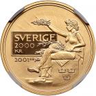 Sweden. 2000 Kronor, 2001-B - 2