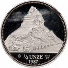 Switzerland. Platinum ½ Unze, 1987 - 2