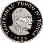 Tonga. Platinum 10 Pa'anga, 1988 - 2