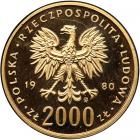 Poland. 2000 Zlotych, 1980 - 2