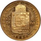 Hungary. 8 Forint-20 Francs, 1890-KB - 2