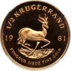 South Africa. ½ Krugerrand, 1981 - 2