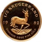 South Africa. ½ Krugerrand, 1982 - 2