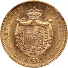 Spain. 25 Pesetas, 1880 (1880) MSM - 2