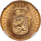 Netherlands. 10 Gulden, 1898 - 2