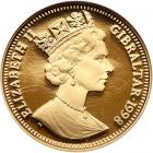 Gibraltar. ½ Crown, 1998