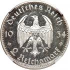 Germany. 2 Reichsmark, 1934-A - 2