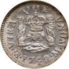 Mexico. ½ Real, 1748-Mo M