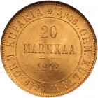 Finland. 20 Markkaa, 1912-S - 2