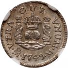 Mexico. ½ Real, 1749-Mo M