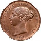 Great Britain. Halfpenny, 1853