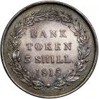 Great Britain. Bank of England Three Shillings Token, 1815 - 2